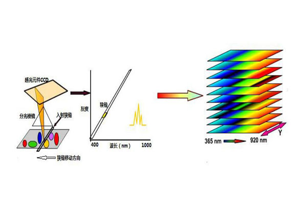 高光譜相機(jī)成像過程